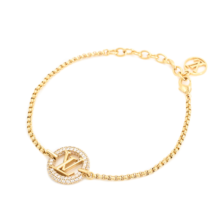 【中古A品】  ルイヴィトン ルイーズバイナイト  M00758 ゴールドメッキ 新宿歌舞伎町店