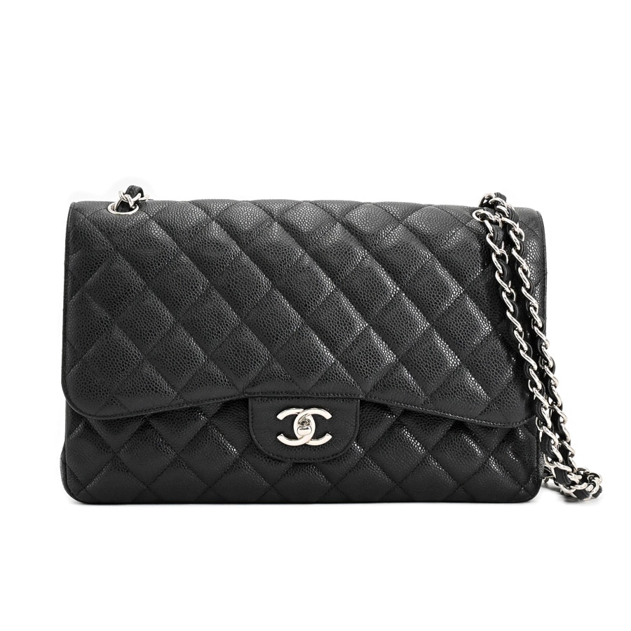 【中古A品】  シャネル クラシックラージハンドバッグ  A58600 キャビア 横浜関内店