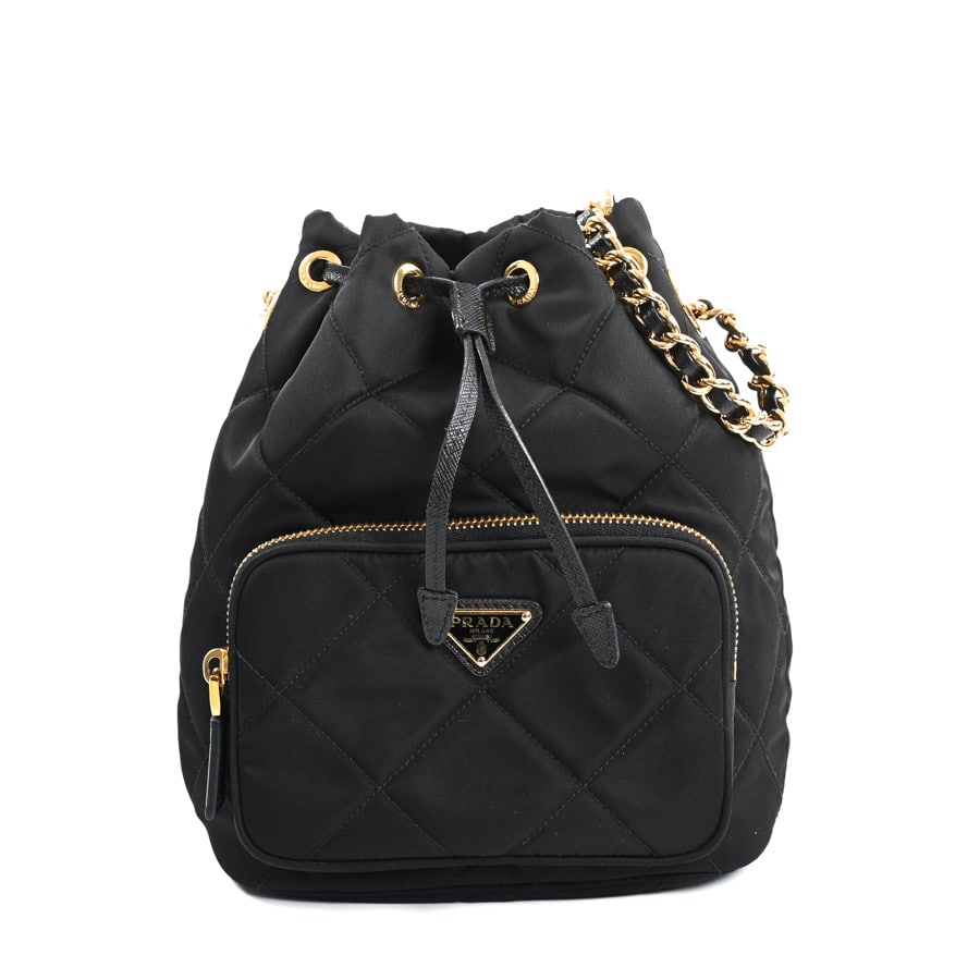 【中古A品】  プラダ Re-Nylonチェーン2WAYハンドバッグ  1BH038 リナイロン 新宿歌舞伎町店