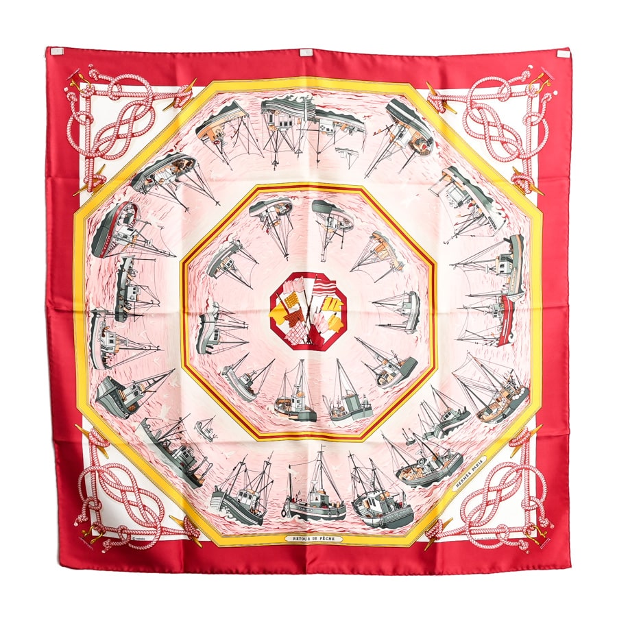 【中古A品】  エルメス カレ90   シルク 元町本店