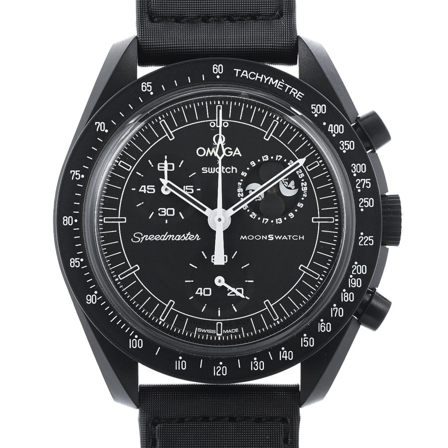 【未使用品】  スウォッチ MISSION TO THE MOONPHASE SNOOPY  S033B700 セラミック THE YOKOHAMA FRONT