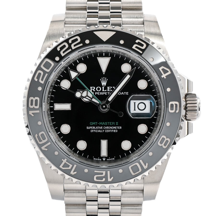 【中古A品】  ロレックス GMTマスター2  126710GRNR/J ステンレス THE YOKOHAMA FRONT