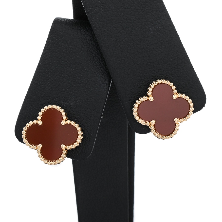 【中古A品】  ヴァンクリーフアーペル ヴィンテージアルハンブラ  VCARD40400 K18イエローゴールド 元町本店