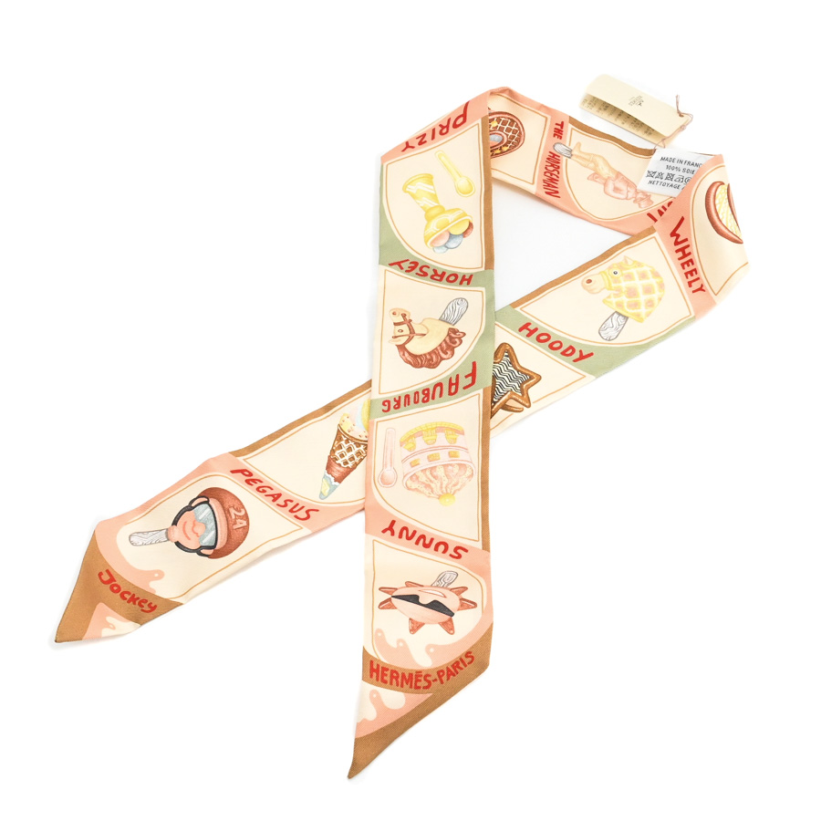 【中古SA品】  エルメス ツイリー   シルク 元町本店