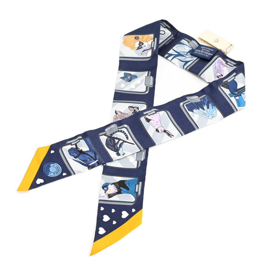 【中古SA品】  エルメス ツイリー   シルク 新宿歌舞伎町店