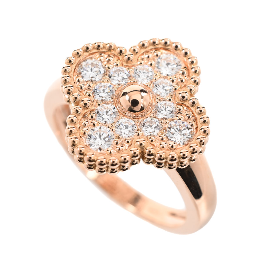 【中古A品】  ヴァンクリーフアーペル ヴィンテージアルハンブラ  VCARP2R452 K18ピンクゴールド 新宿歌舞伎町店