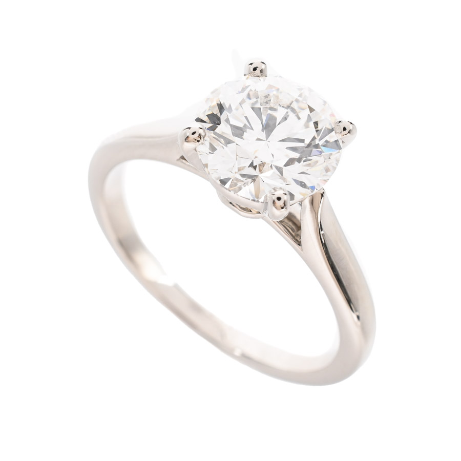 【中古A品】  カルティエ 1895 ソリテール  N4163549 Pt950 元町本店