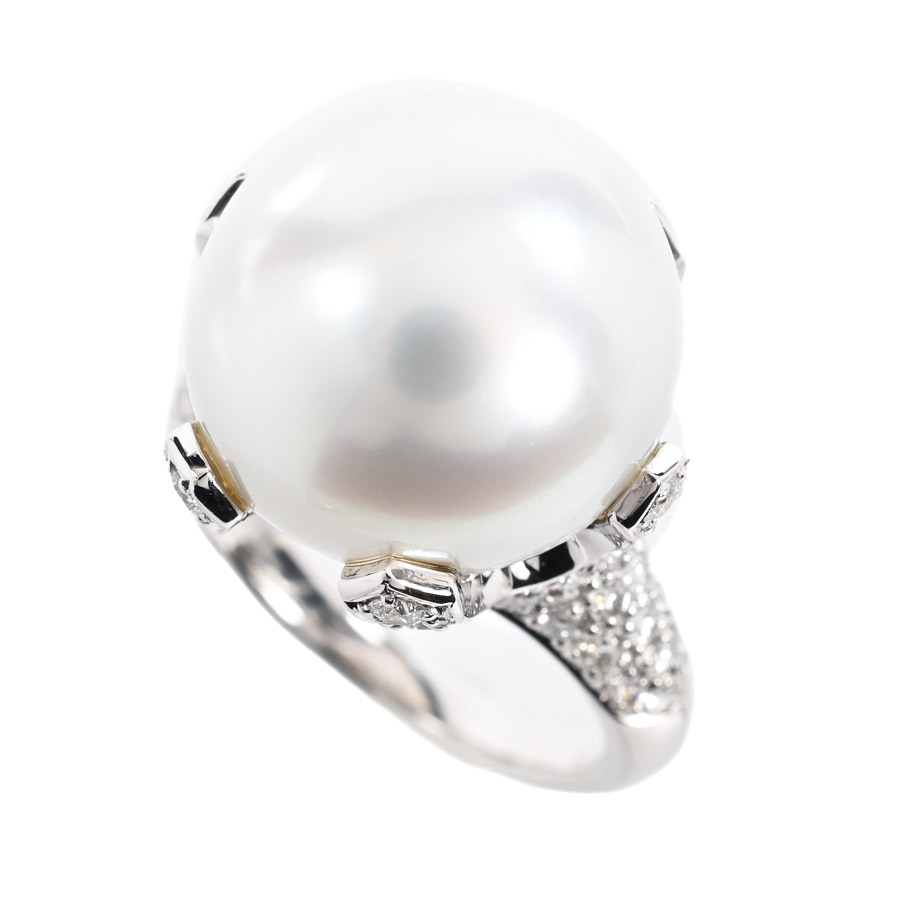 【中古A品】  ミキモト パール リング   Pt950 横浜関内店