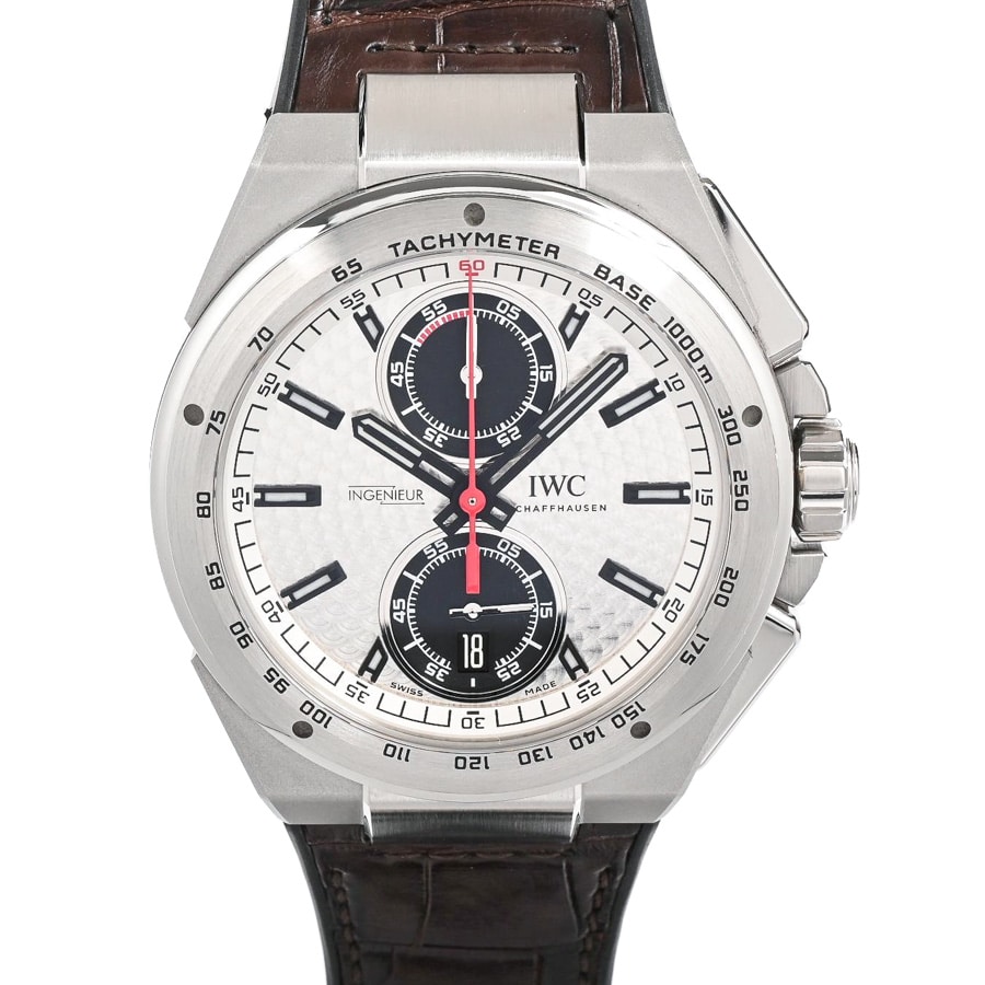 【中古A品】  アイダブリュシー インヂュニア クロノグラフ ジルバープファイル リミテッド  IW378505 ステンレス SHIBUYA