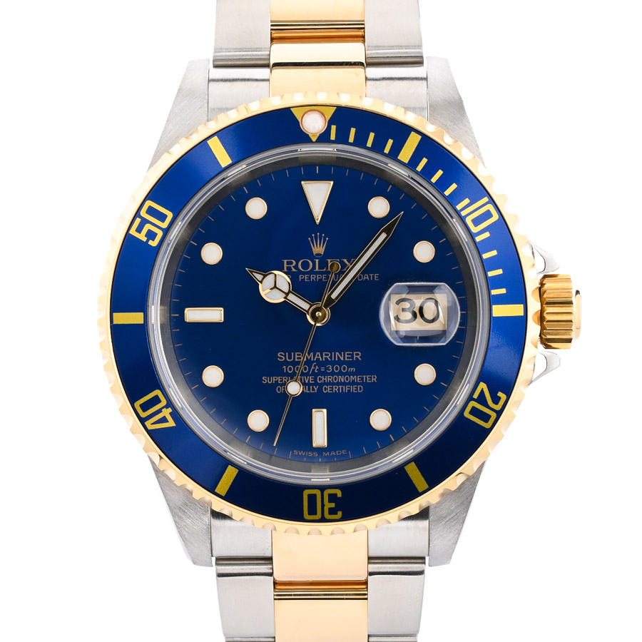 【中古A品】  ロレックス サブマリーナー  16613 ステンレス/イエローゴールド 銀座