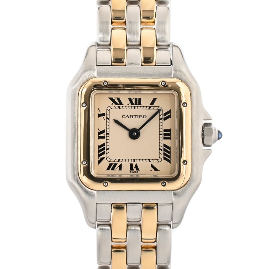 【中古A品】  カルティエ パンテールスクエア SM  84083242 ステンレス/イエローゴールド SHIBUYA