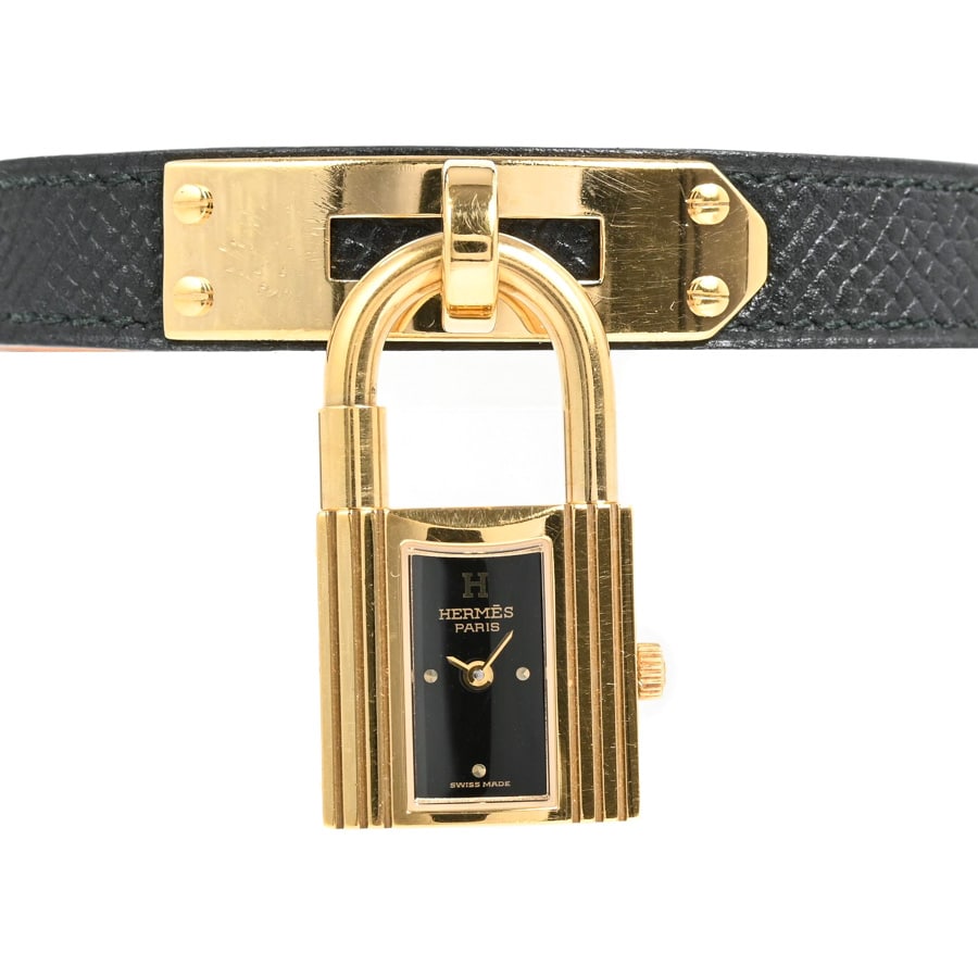 【中古A品】  エルメス ケリーウォッチ   ゴールドメッキ SHIBUYA