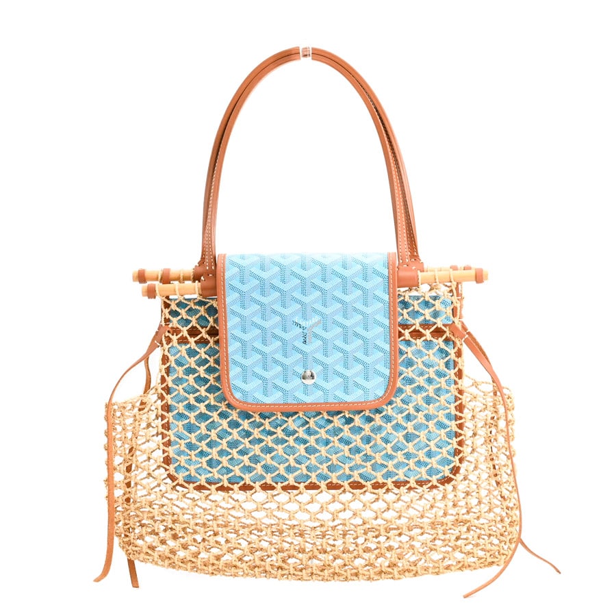 【中古A品】  ゴヤール アリーグルバッグ   ラフィア THE YOKOHAMA FRONT