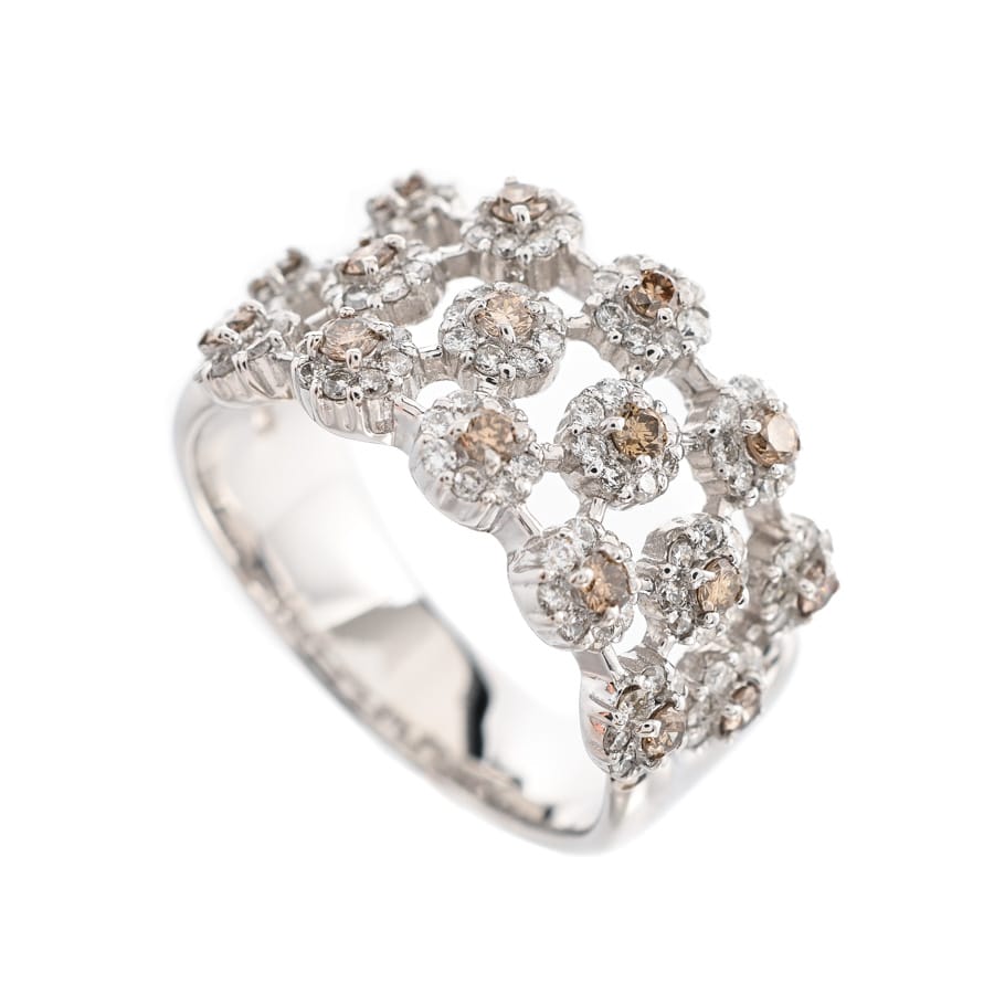 【中古A品】  ノンブランドジュエリー ダイヤ リング   K18ホワイトゴールド THE YOKOHAMA FRONT