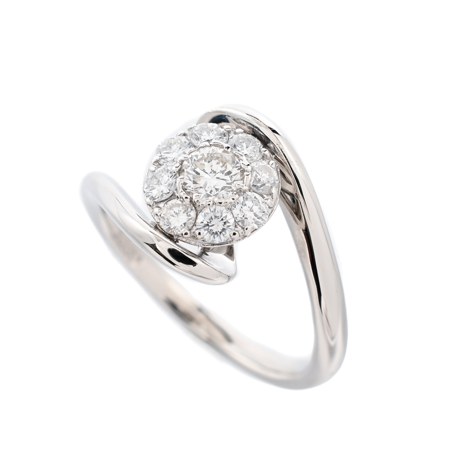 【中古A品】  ノンブランドジュエリー ダイヤ リング   プラチナ900 横浜関内店