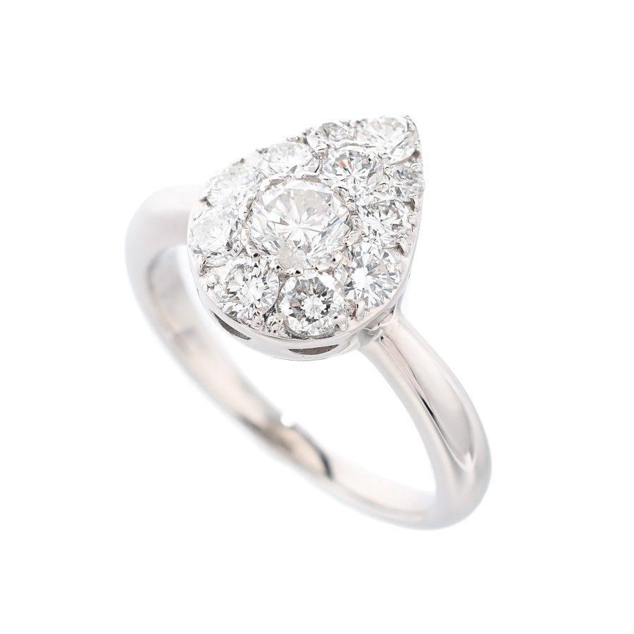 【中古A品】  ノンブランドジュエリー ダイヤ リング   プラチナ900 横浜関内店