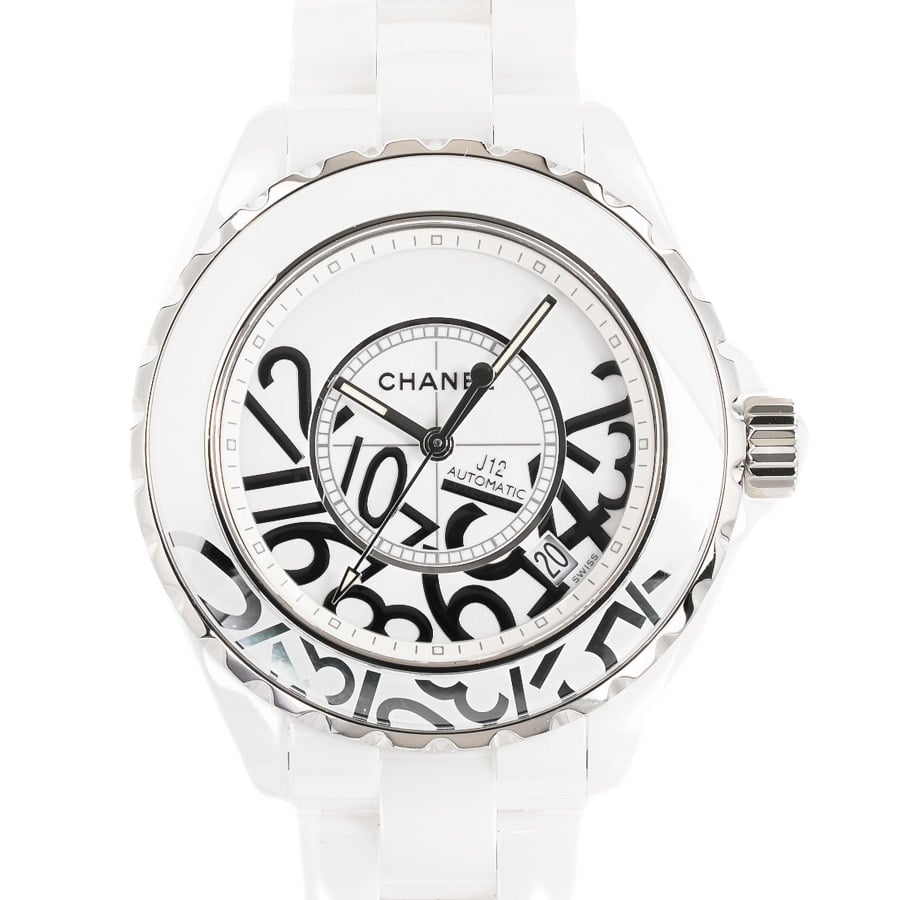 【中古A品】  シャネル J12 グラフィティ 38mm  H5240 セラミック SHIBUYA