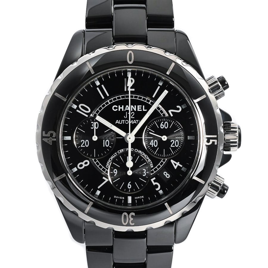 【中古A品】  シャネル J12 クロノグラフ 41mm  H0940 セラミック SHIBUYA