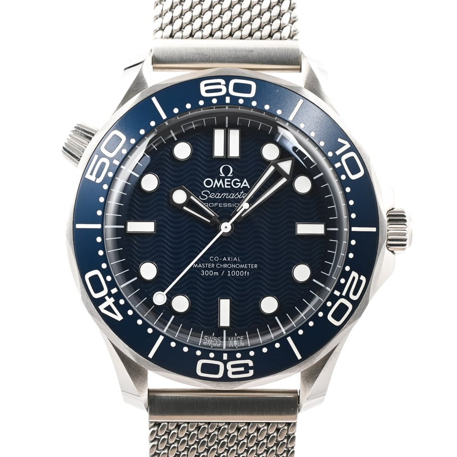 【中古A品】  オメガ シーマスターダイバー300M ボンド映画60周年記念モデル  210.30.42.20.03.002 ステンレス 銀座