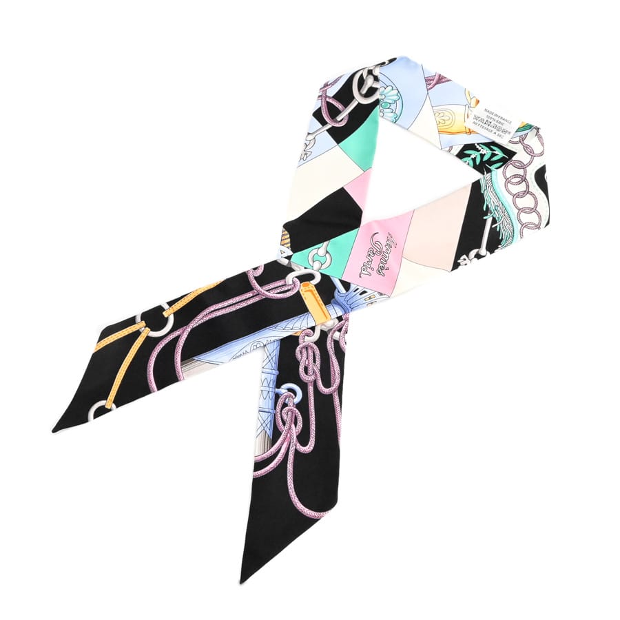 【中古A品】  エルメス ツイリー   シルク 元町本店