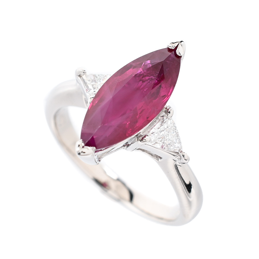 【中古A品】  ノンブランドジュエリー ルビー リング   プラチナ900 横浜関内店