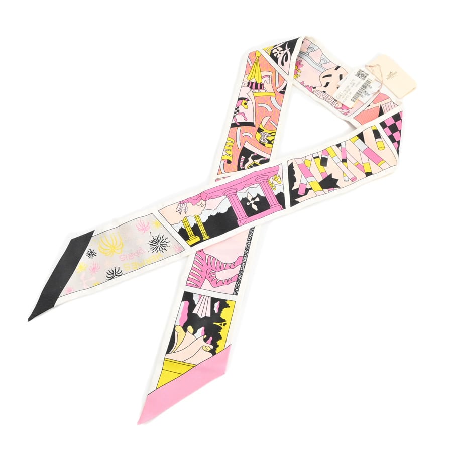 【中古AB品】  エルメス ツイリー   シルク 新宿歌舞伎町店