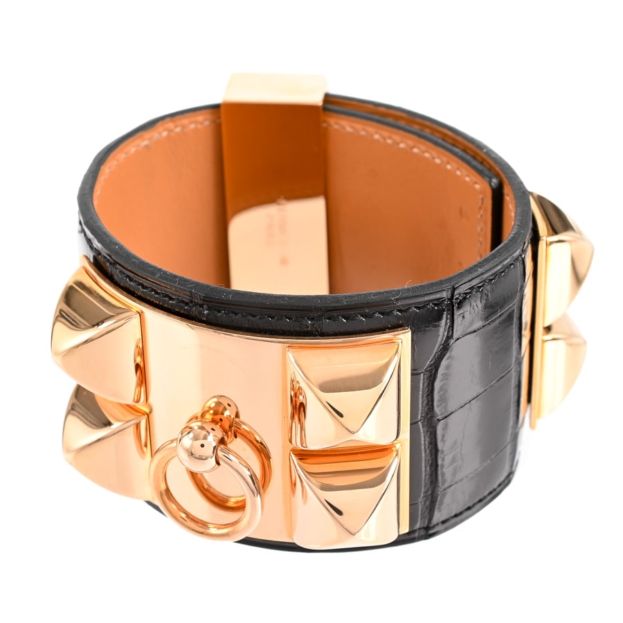 【中古A品】  エルメス コリエドシアン   アリゲーター 新宿歌舞伎町店