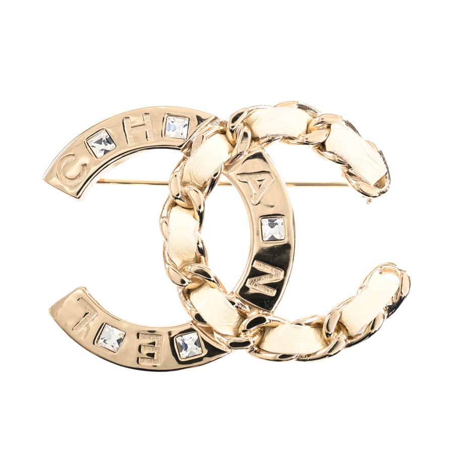 【中古A品】  シャネル ブローチ  AB1424 ゴールドメッキ 新宿歌舞伎町店