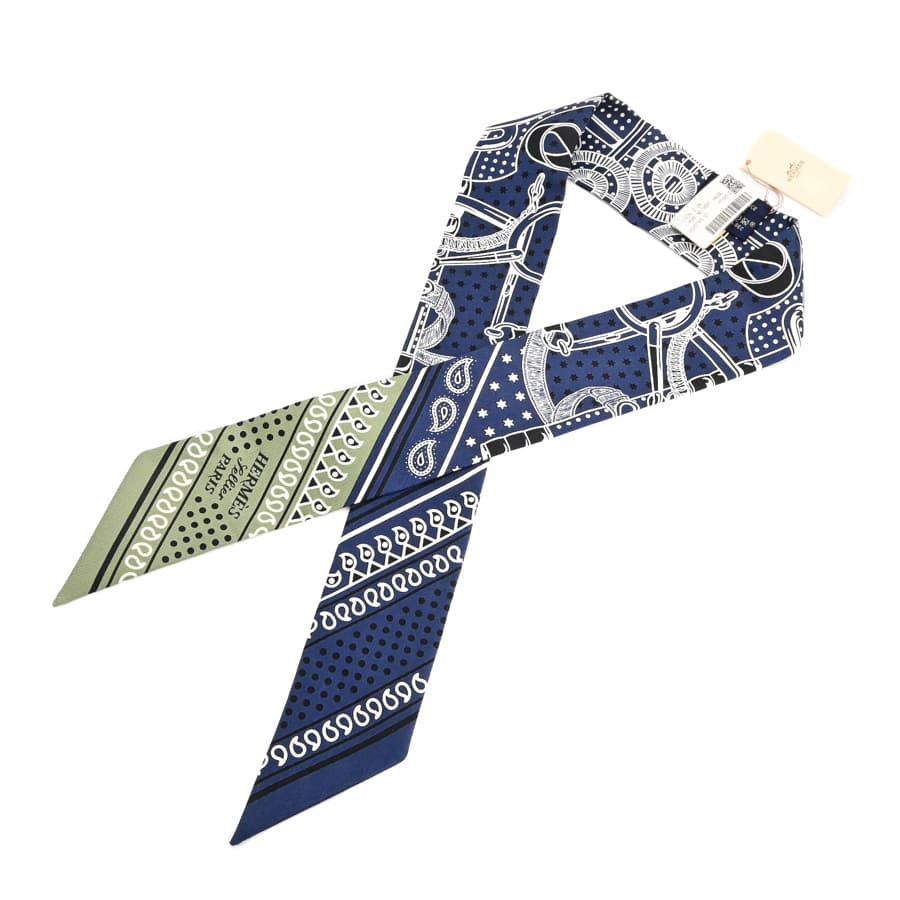 【中古SA品】  エルメス ツイリー   シルク 元町本店