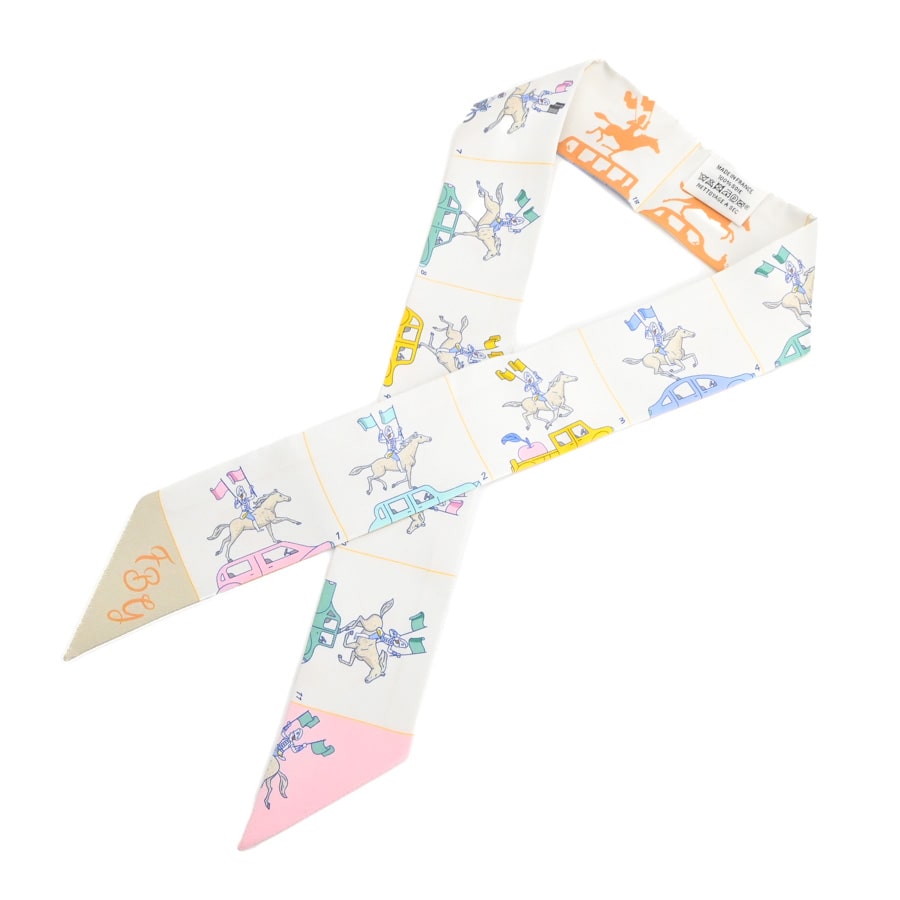 【中古A品】  エルメス ツイリー   シルク 新宿歌舞伎町店