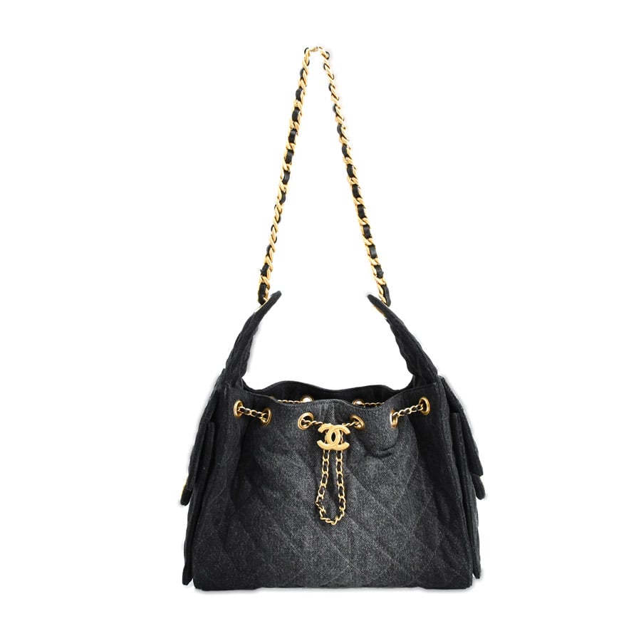 【中古A品】  シャネル CHANEL25スモールハンドバッグ  AS5293 デニム 元町本店