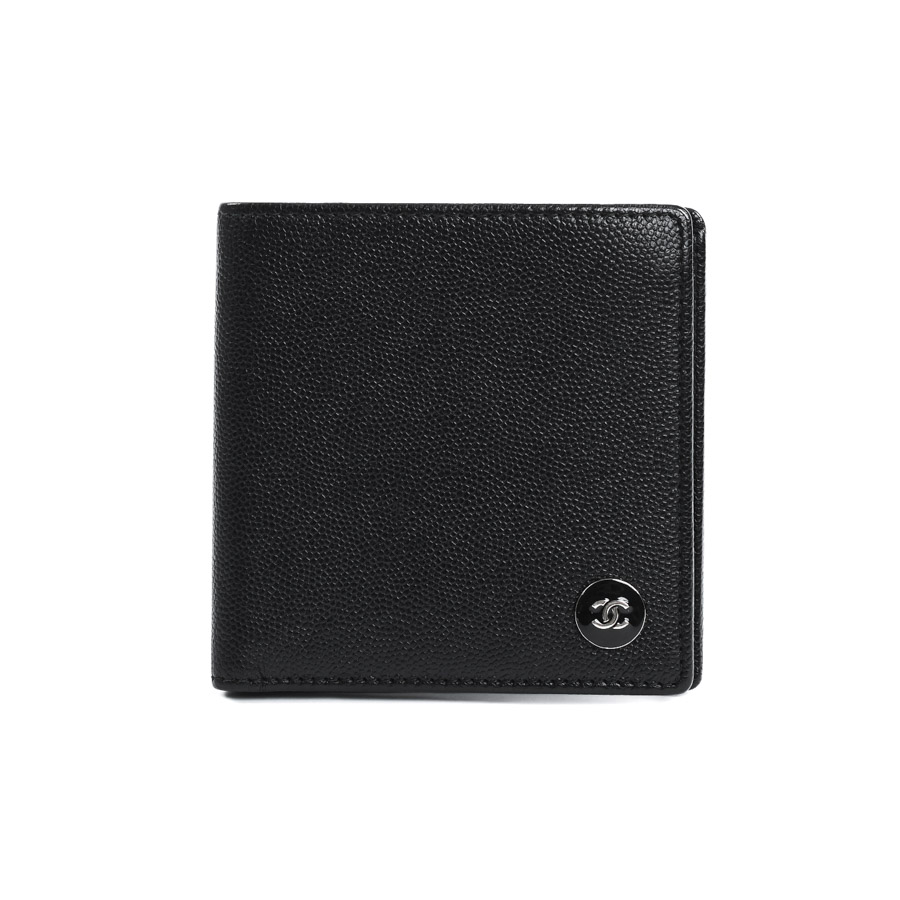 【中古A品】  シャネル 2つ折り札入れ   キャビア 新宿歌舞伎町店