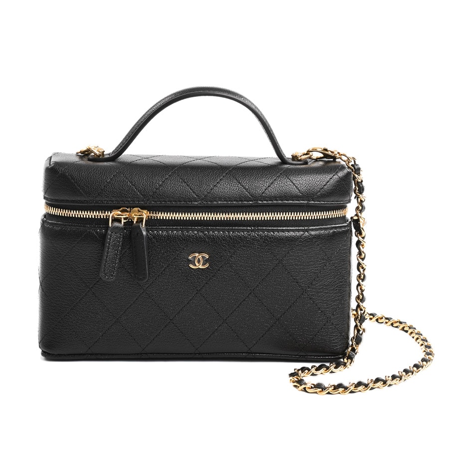 【未使用品】  シャネル スリムヴァニティチェーンショルダー  AP5100 ゴートスキン 新宿歌舞伎町店