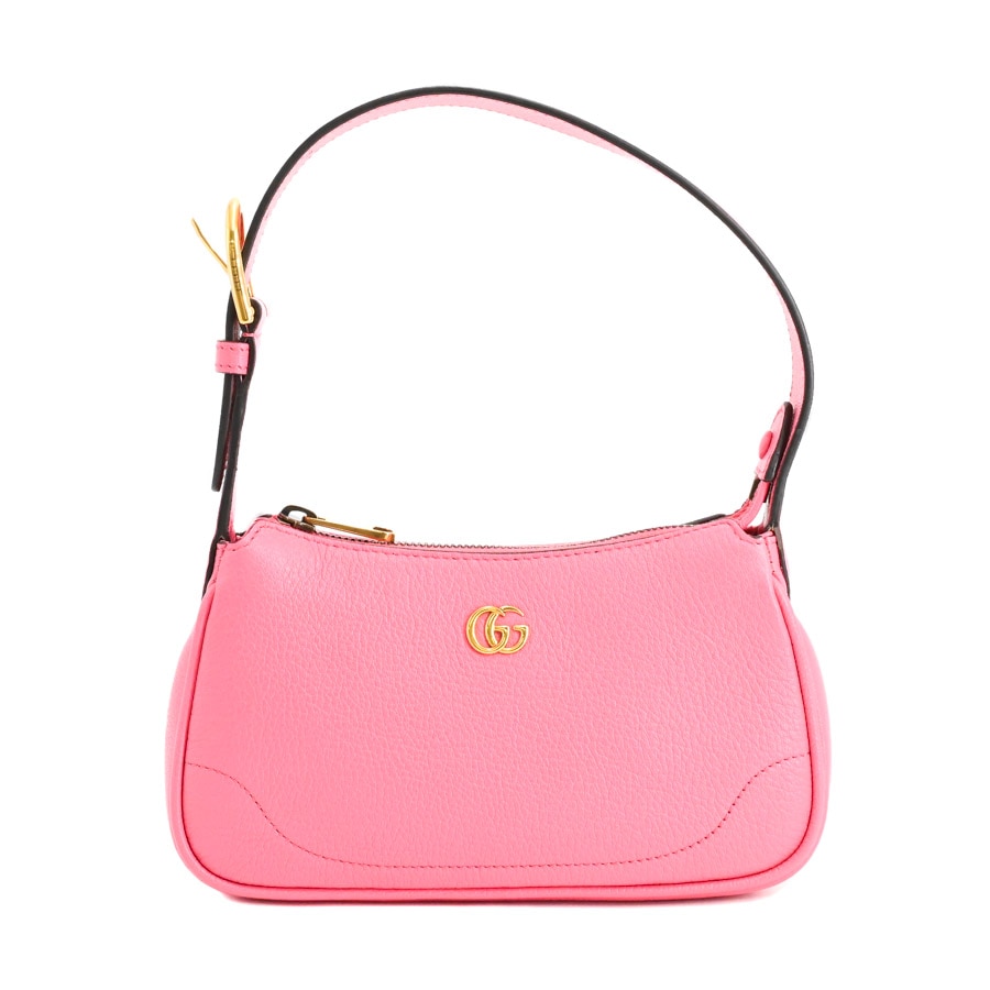 【中古A品】  グッチ GGマーモントアフロディーテミニ GGマーモント 739076 型押しレザー THE YOKOHAMA FRONT