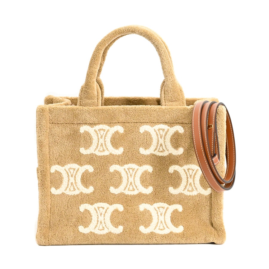 【中古A品】  セリーヌ スモールカバタイス  199612 パイル THE YOKOHAMA FRONT