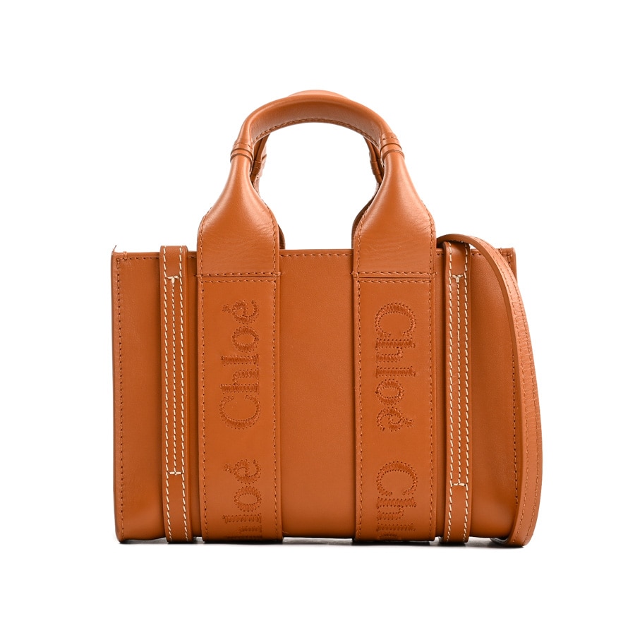 【中古A品】  クロエ WOODYミニトートバッグ  CHC23SP237I60247 カーフ 元町本店