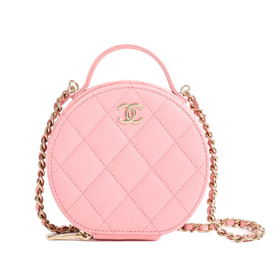 【中古A品】  シャネル スモールヴァニティケース  AP2502 キャビア 元町本店