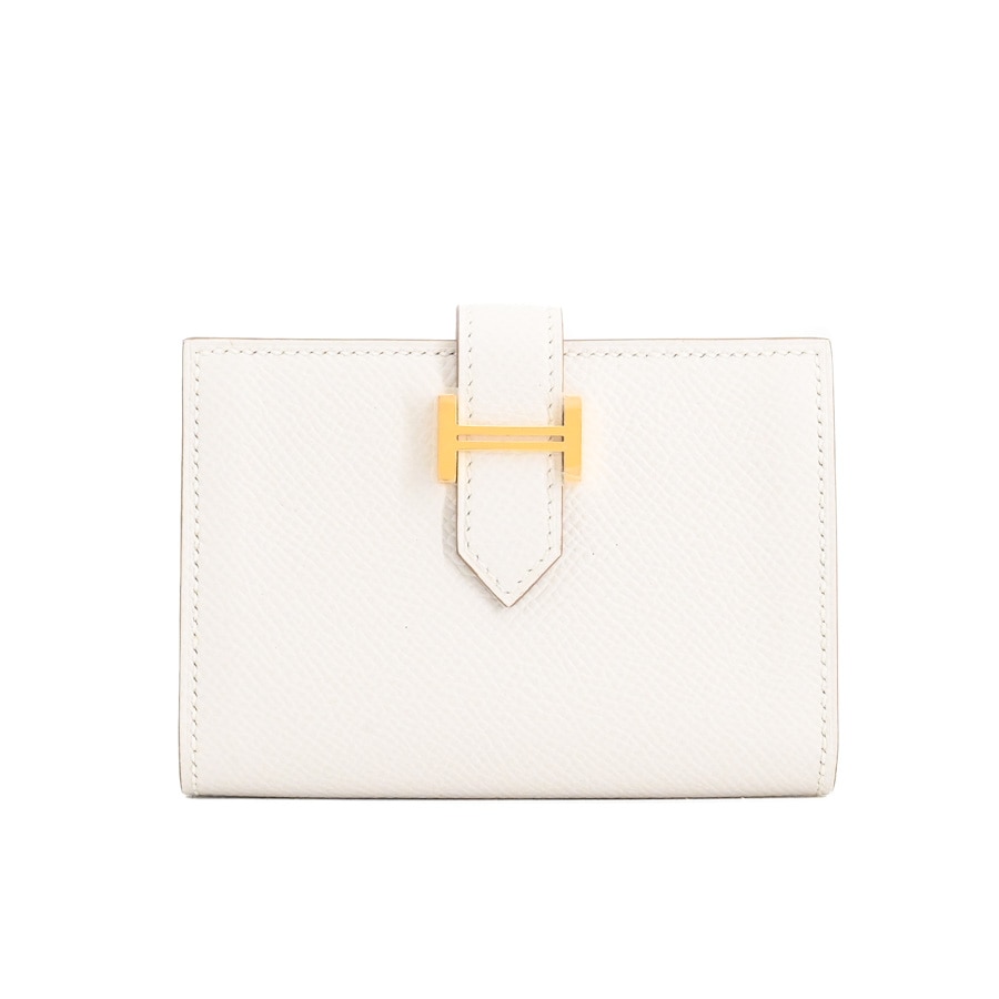 【未使用品】  エルメス ベアンカードケース   ヴォーエプソン 新宿歌舞伎町店