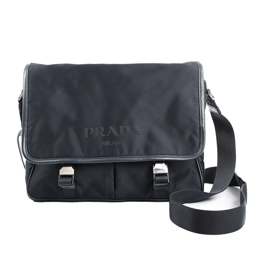 【中古AB品】  プラダ メッセンジャーバッグ  VA0768 テスート 元町本店