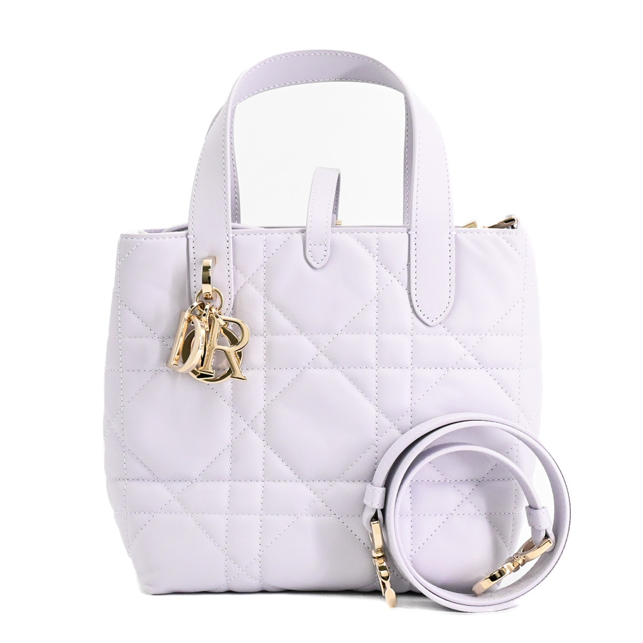 【中古SA品】  ディオール トゥジュールバーティカルトートバッグスモール  M2835OSNW_M848 カーフ 元町本店