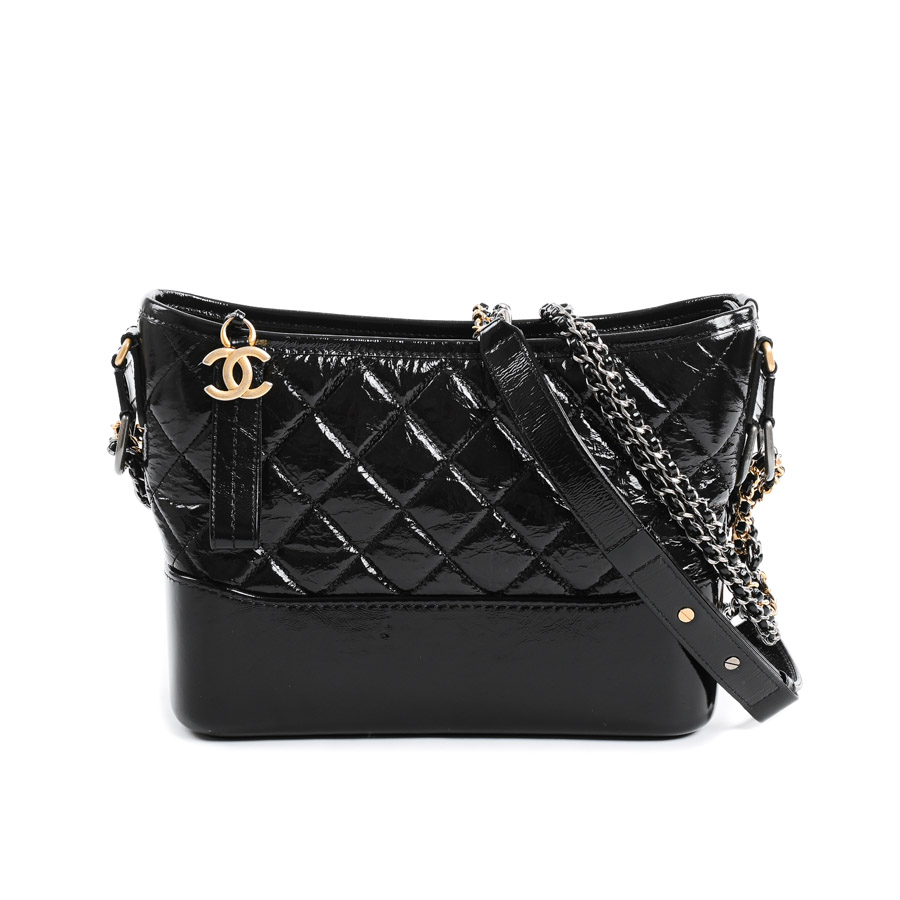 【中古A品】  シャネル ガブリエルドゥホーボーバッグ ガブリエルドゥシャネル  パテントレザー 新宿歌舞伎町店