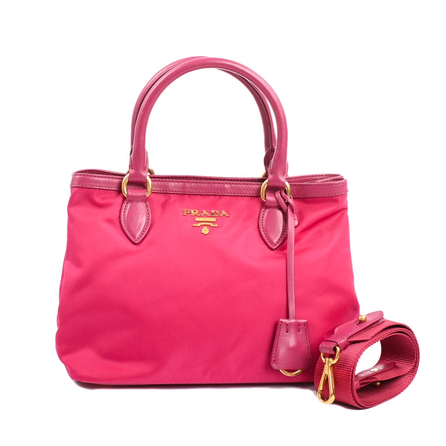 【中古A品】  プラダ 2WAYハンドバッグ  1BA172 テスート 元町本店