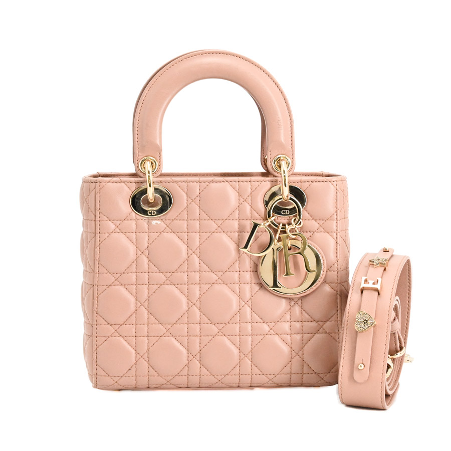 【中古AB品】  ディオール レディディオールマイABCディオールスモール  M0538ONGE_M50P ラムスキン 横浜関内店