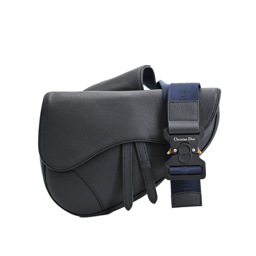 【中古A品】  ディオール サドルボディバッグ   型押しレザー 横浜関内店