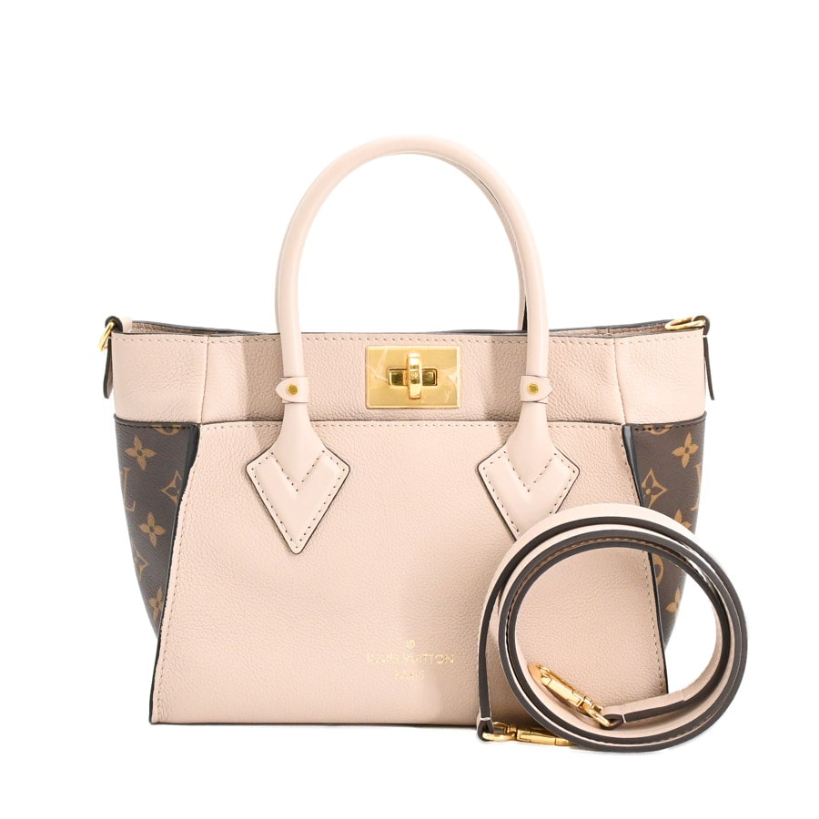 【中古A品】  ルイヴィトン オンマイサイドPM モノグラム M57729 型押しレザー THE YOKOHAMA FRONT