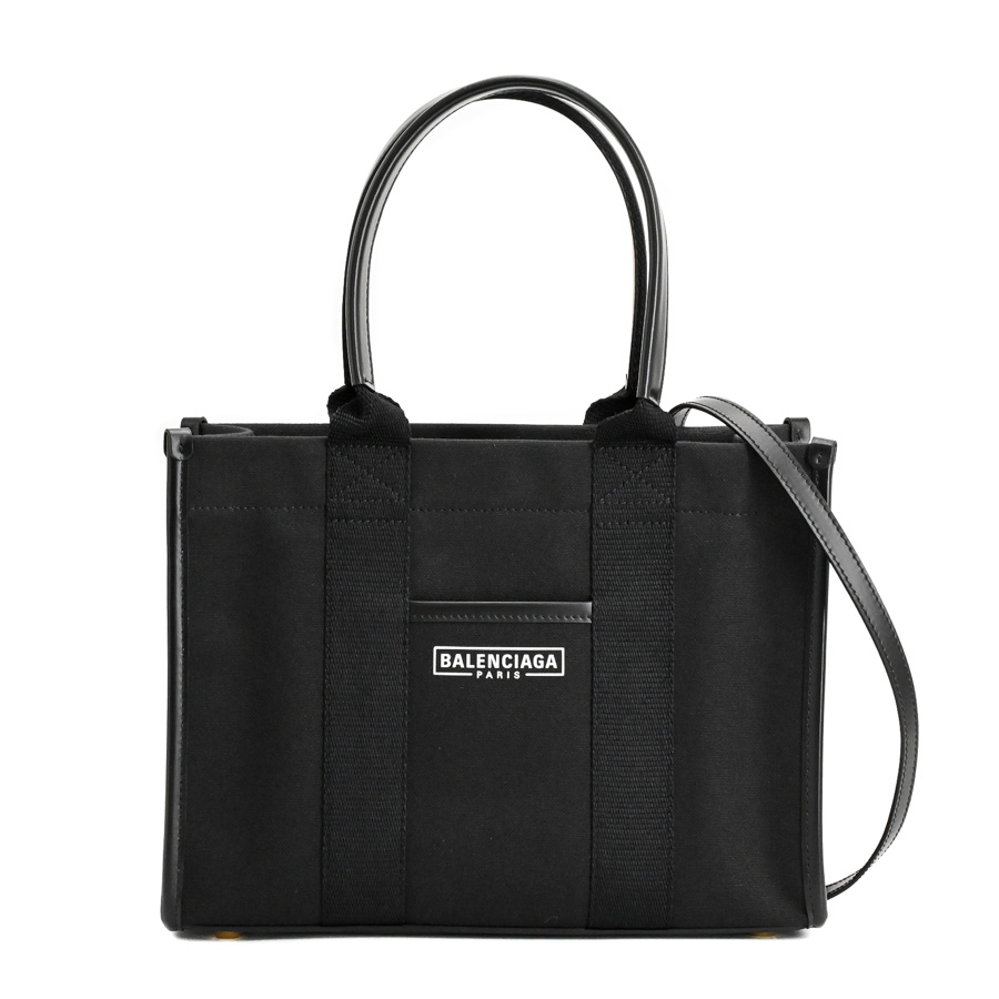 【中古A品】  バレンシアガ ハードウェアスモールトート  671402 キャンバス 元町本店