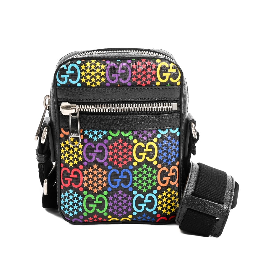 【中古A品】  グッチ クロスショルダーバッグ  598103 PVC 横浜関内店