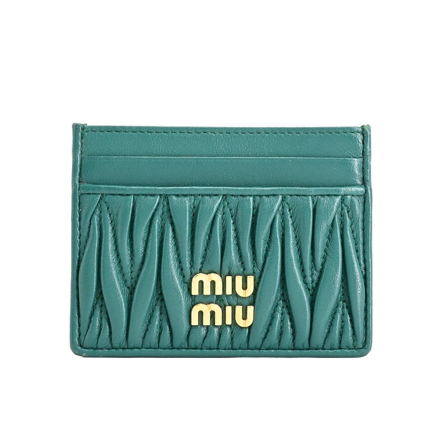 【中古AB品】  ミュウミュウ カードホルダー  5MC076 カーフ 横浜関内店