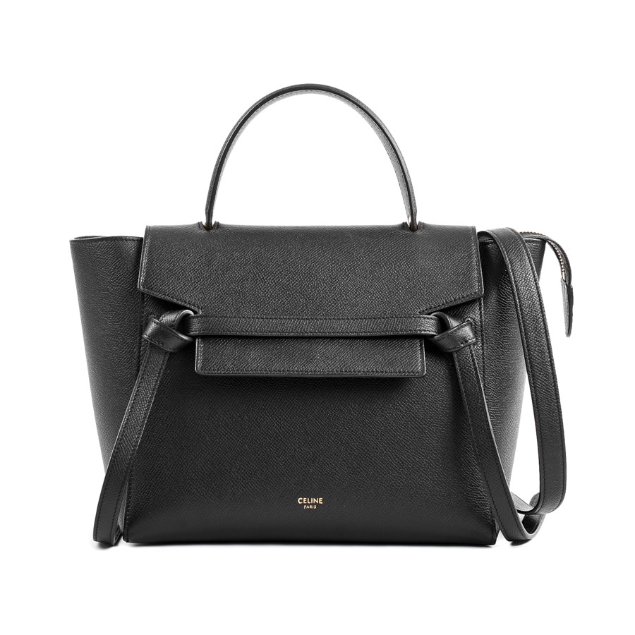 【中古A品】  セリーヌ ベルトバッグマイクロ  189153 型押しレザー 元町本店