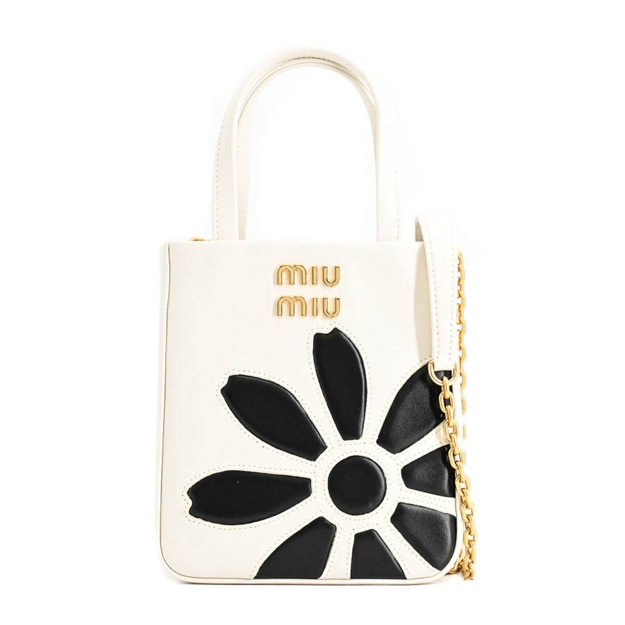 【中古A品】  ミュウミュウ 2WAYミニハンドバッグ   カーフ 横浜関内店